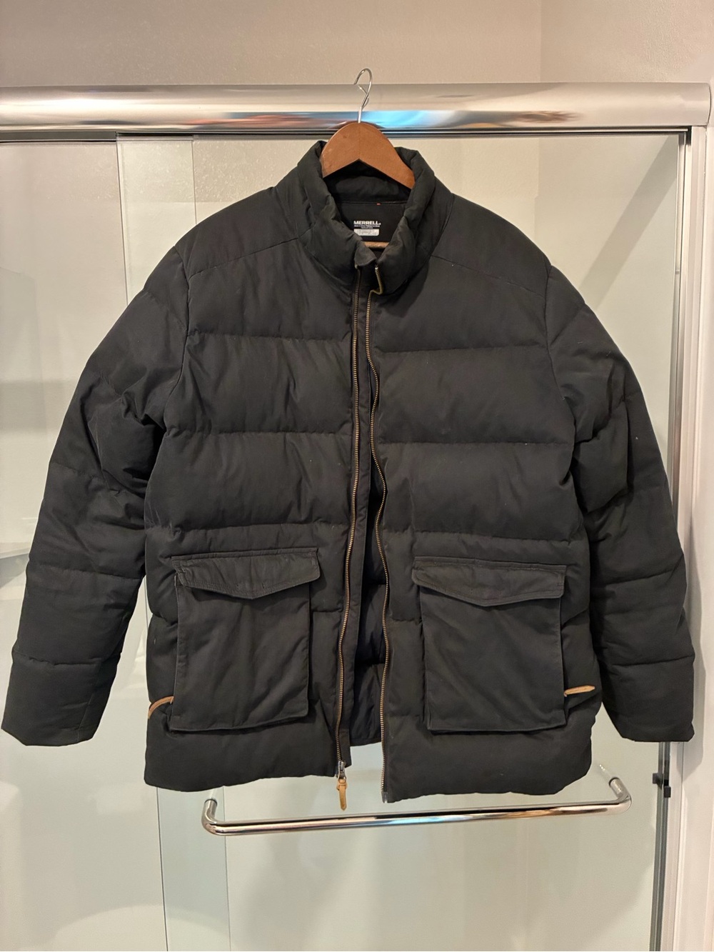 Men's Merrell Black Puffer Jacket